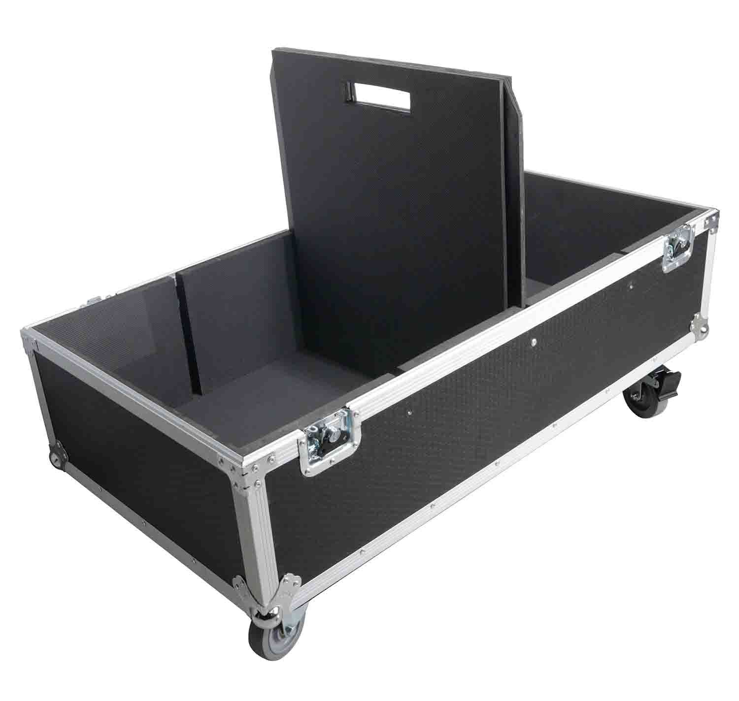 ProX XS-2X282020W ATA Dual Flight Case for Speaker Fits Two JBL SRX 815P and Similar Sized Speakers - Hollywood DJ