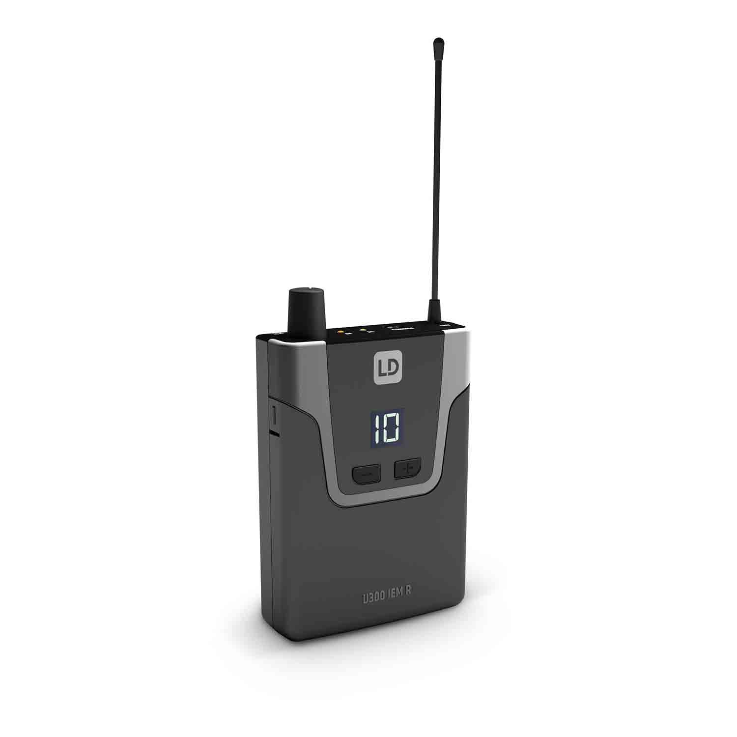 LD Systems U304.7 IEM HP In-Ear Monitoring System with Earphones (470 - 490 MHz) - Hollywood DJ