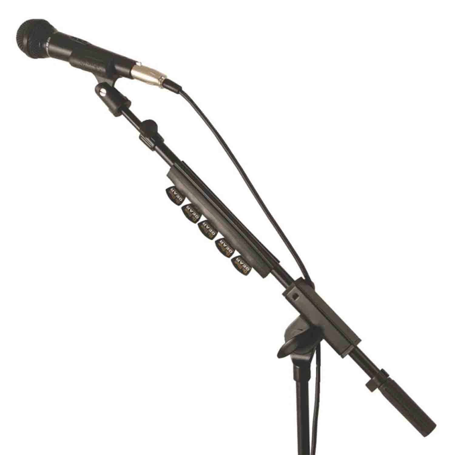 On Stage GSAPK6700 Mic Stand Pick Hold-It (w/ 5 Heavy Picks) - Hollywood DJ