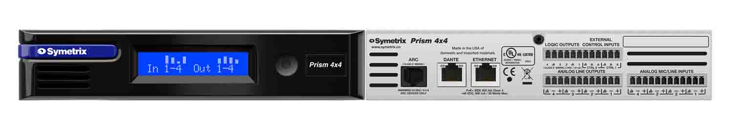 Symetrix Prism 8x8 DSP Audio Processor with Dante - Hollywood DJ
