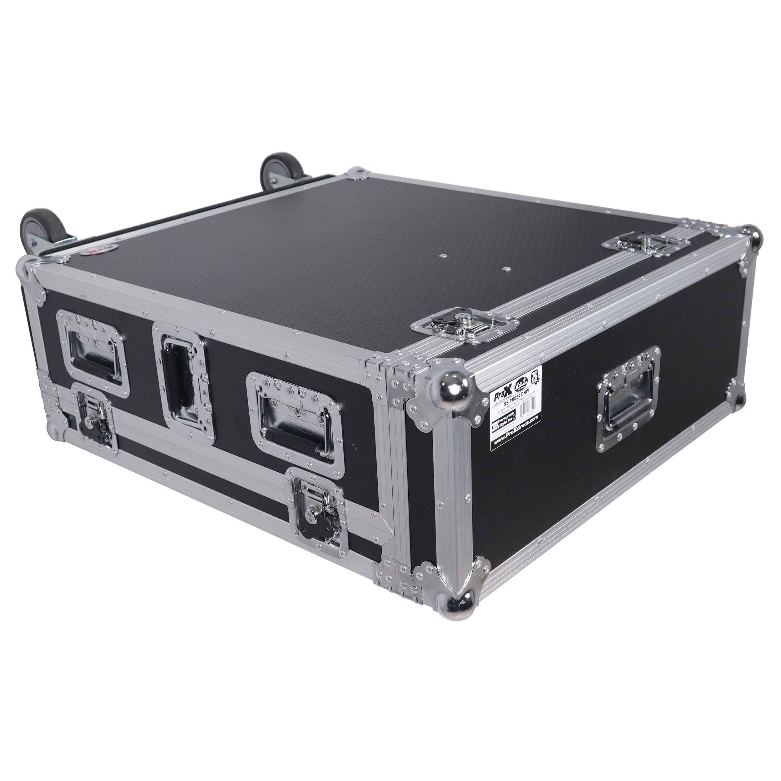 ProX XS-PRE32SX DHW ATA Digital Audio Mixer Flight Case for PreSonus StudioLive 32SX 24 24.4.2 AI Console with Doghouse and Caster Wheels by ProX Cases