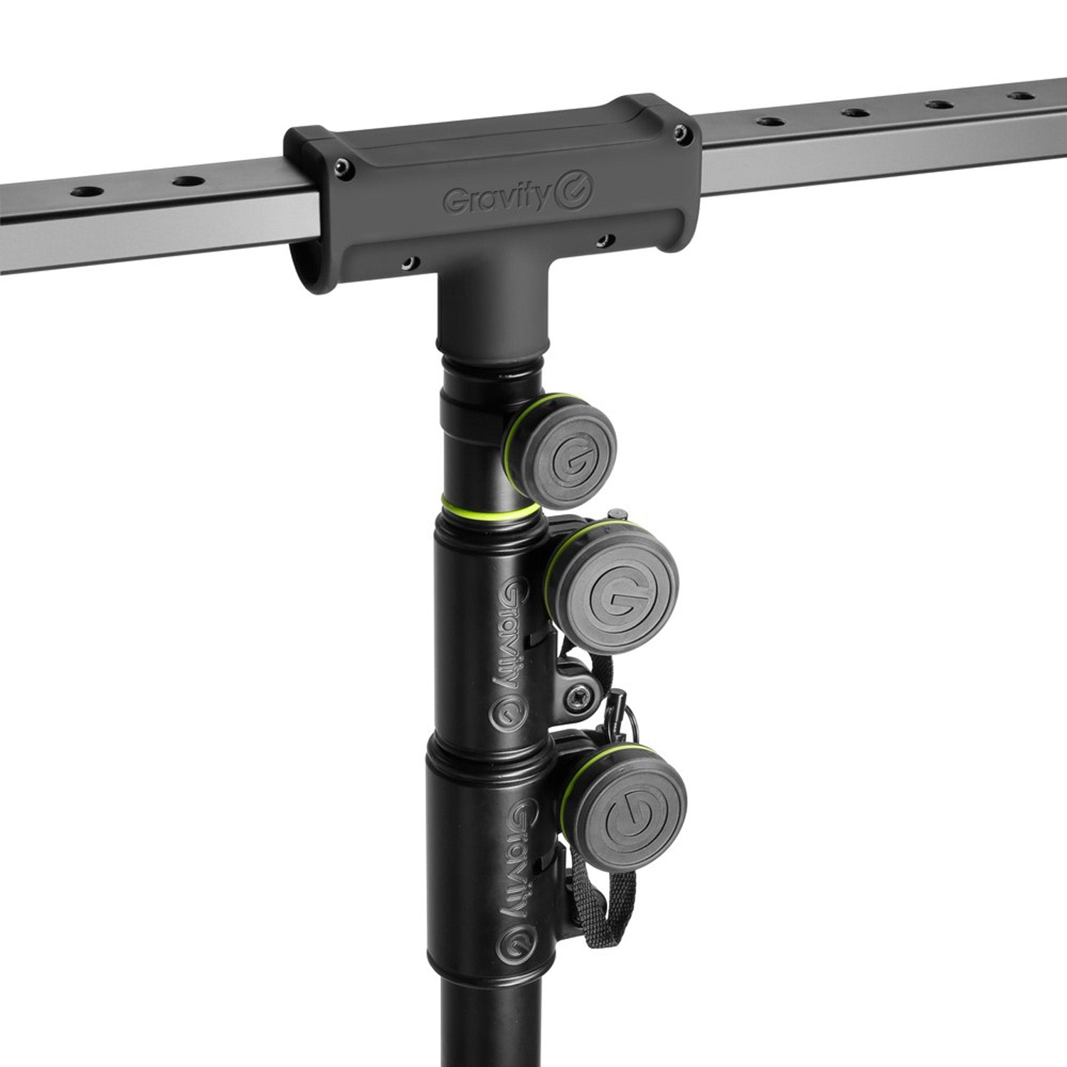 Gravity GLSTBTV28 Lighting Stand with T-Bar, Large - Hollywood DJ