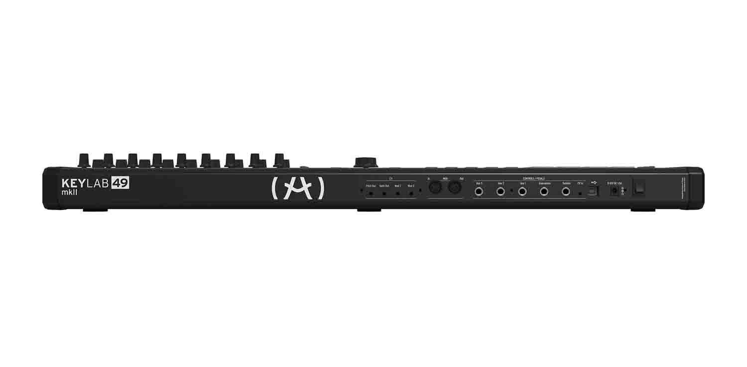 Arturia KEYLAB MkII 49 Professional MIDI Controller with Decksaver Protective Cover Bundle - Hollywood DJ