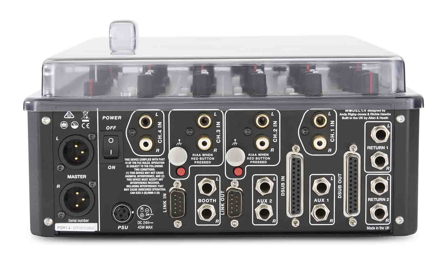 Decksaver DS-PC-MODEL1.4, Protection Cover for PLAYdifferently MODEL 1.4 - Hollywood DJ