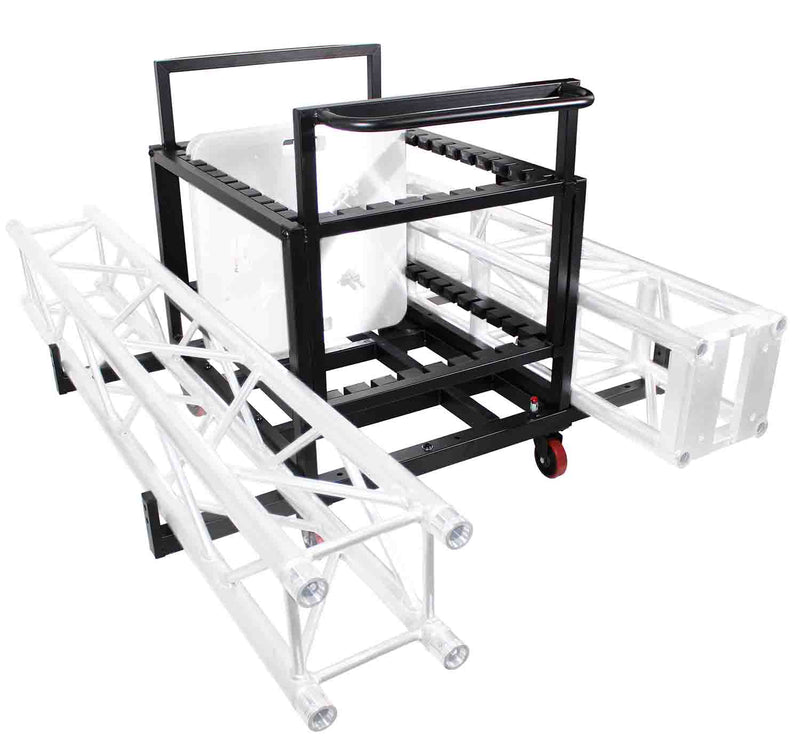 ProX X-BP8X30-10X24 Dolly Cart for Base Plates and Truss Holds 8-30 inch or 10-24 inch Base Plates - Hollywood DJ