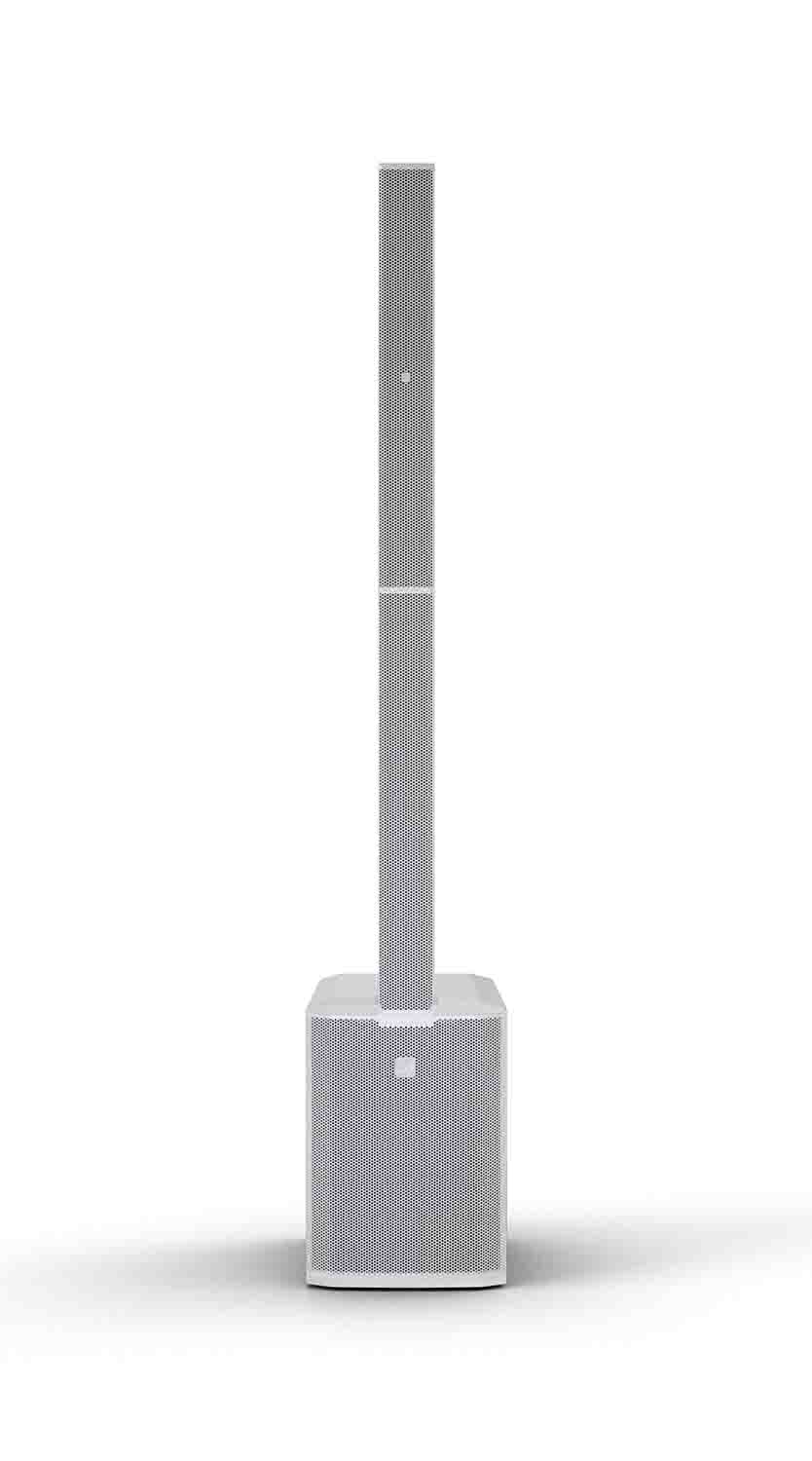LD System MAUI 28 G3 W, Compact Cardioid Powered Column PA System - White - Hollywood DJ