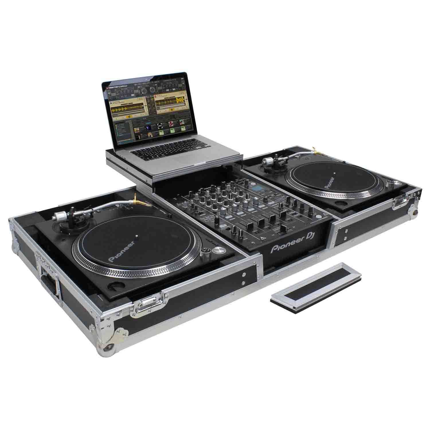 B-Stock: Odyssey FZGSLBM12WR DJ Flight Coffin Case for 12″ Format DJ Mixer and Two Battle Position Turntables Odyssey