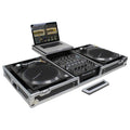 Odyssey FZGSLBM12WR DJ Flight Coffin Case for 12″ Format DJ Mixer and Two Battle Position Turntables - Hollywood DJ