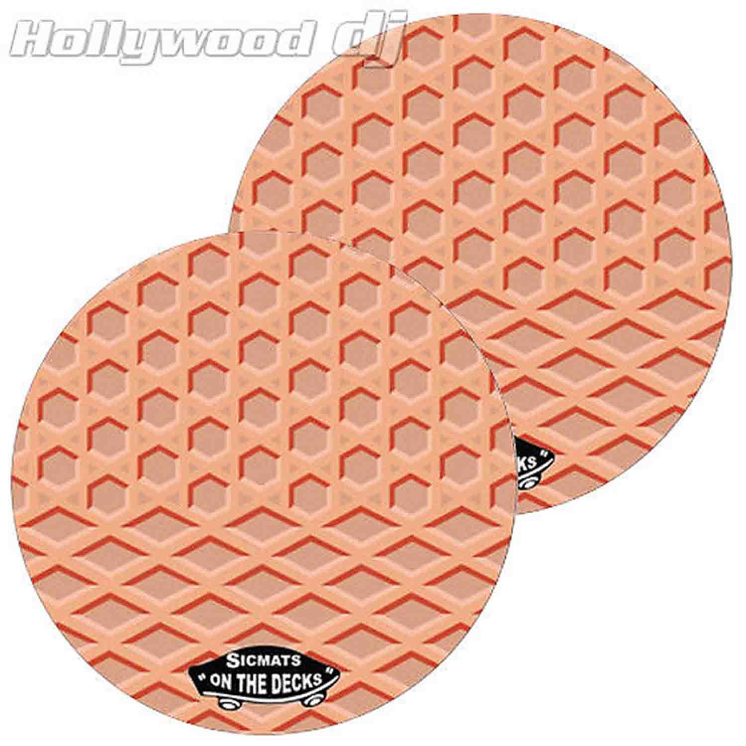 Sicmats DJ Slipmats VANS WAFFLE SOLE Technics Turntable Slip Mat Set Sic Mats - Pair Sicmats