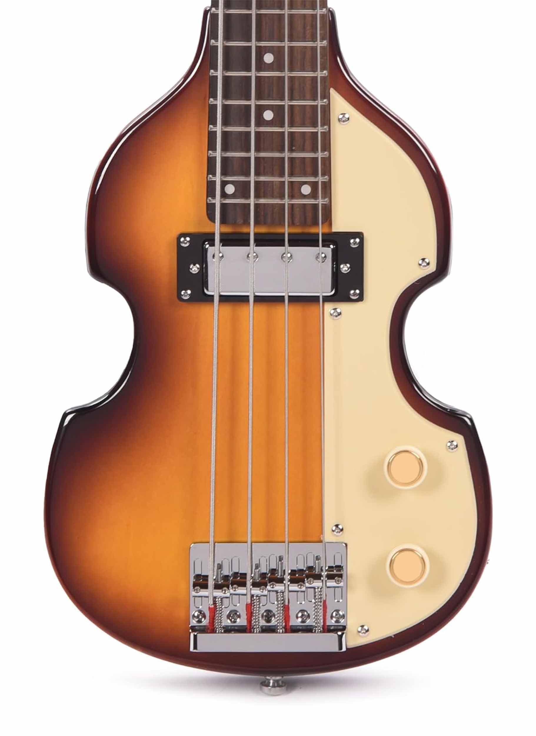 Hofner HOF-HCT-SHVB-SB-O, 4-String Electric Upright Bass Guitar - Hollywood DJ