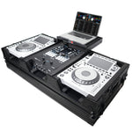 ProX XS-CDM3000WLTBL, DJ Coffin Case for Pioneer 2X CDJ-3000 CD and DJM-900NXS2 Mixer W/Wheels & Laptop Shelf - Black on Black ProX Cases