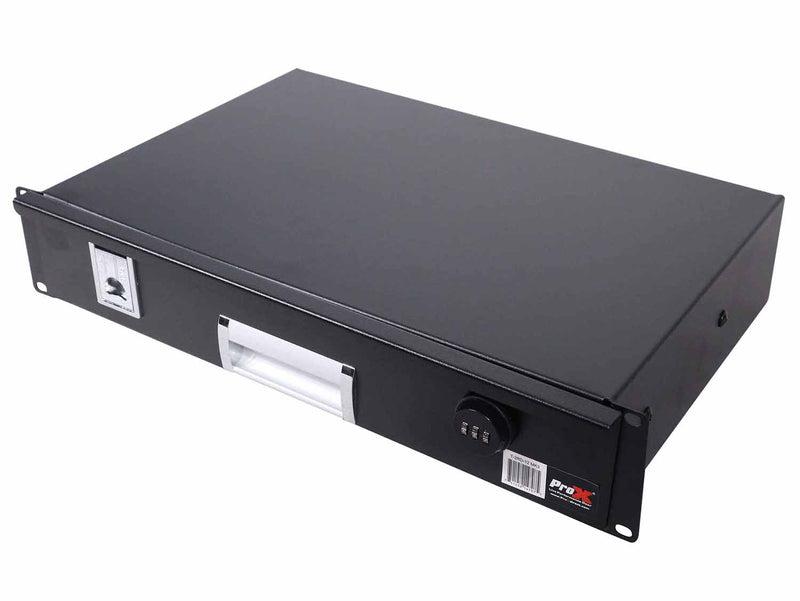 ProX T-2RD-12 MK3, 12" Deep Heavy Duty 2U Space Rack Drawer - Hollywood DJ