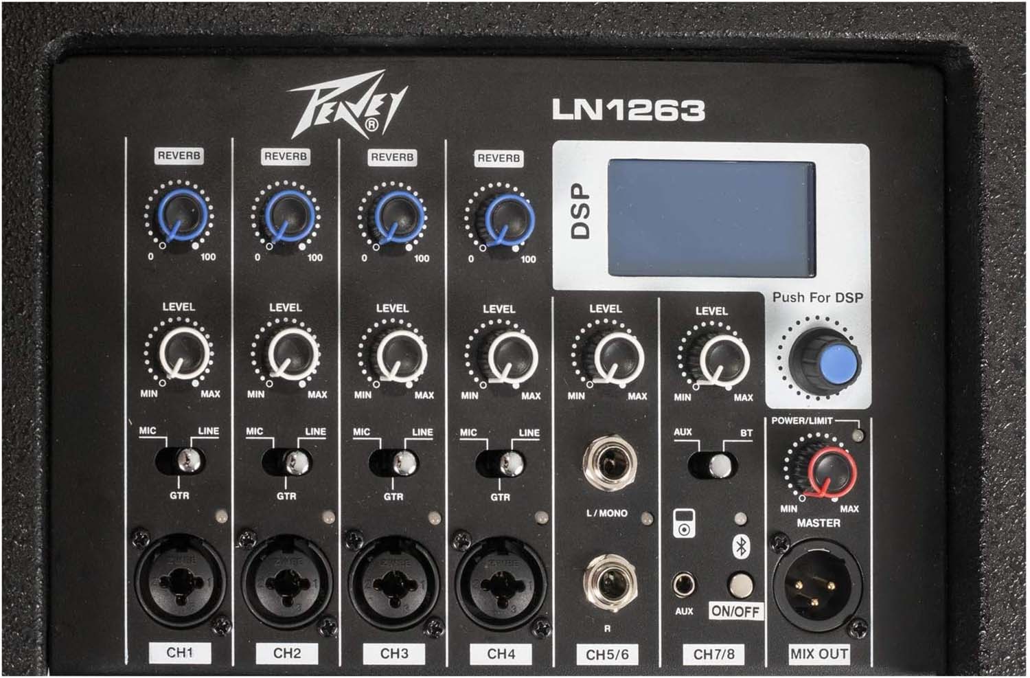 Peavey LN1263 Column Array 1200W Portable PA System with Bluetooth - Hollywood DJ