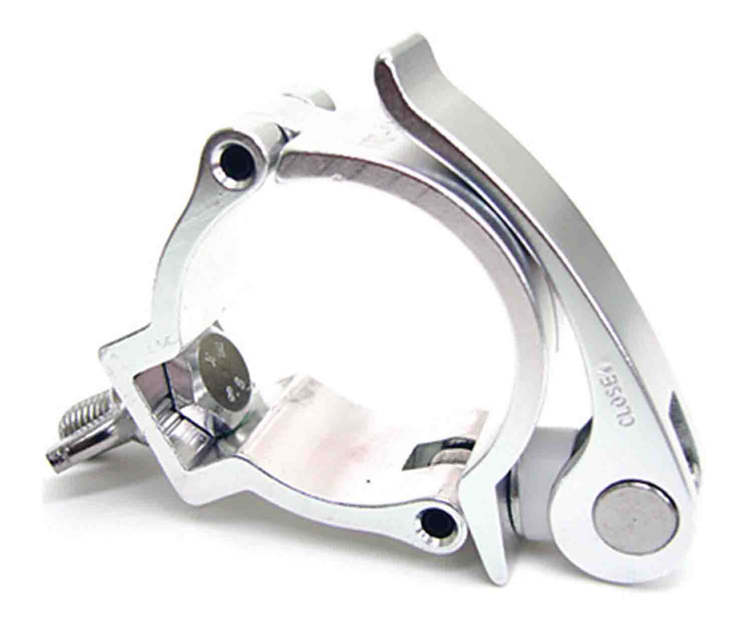 Global Truss MINI 360QR Mini 360 Light Duty Quick Release Clamp for 2 Inch Pipes - Silver - Hollywood DJ
