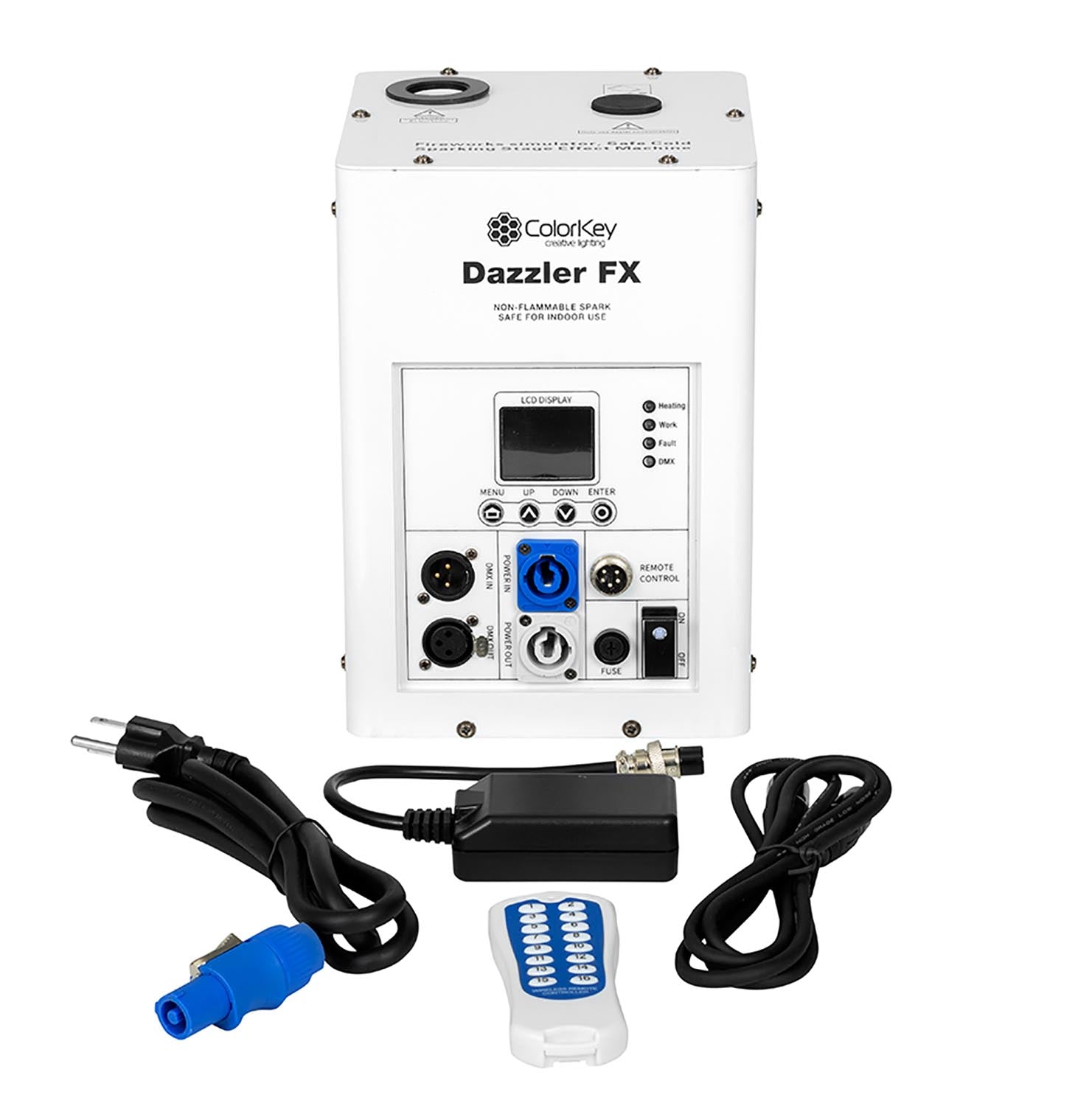 ColorKey CKU-7701 Dazzler FX Cold Spark Machine - White - Hollywood DJ