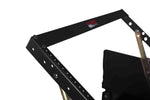 Gator Cases G-TOUR 10X16 PU, 10U Top 16U Side Console Rack Case with Casters - Hollywood DJ