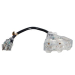 ProX XC-P143-1 Power Cord NEMA 5-15P to NEMA 5-15R 14AWG 3-Prong Black - 1 Feet - Hollywood DJ