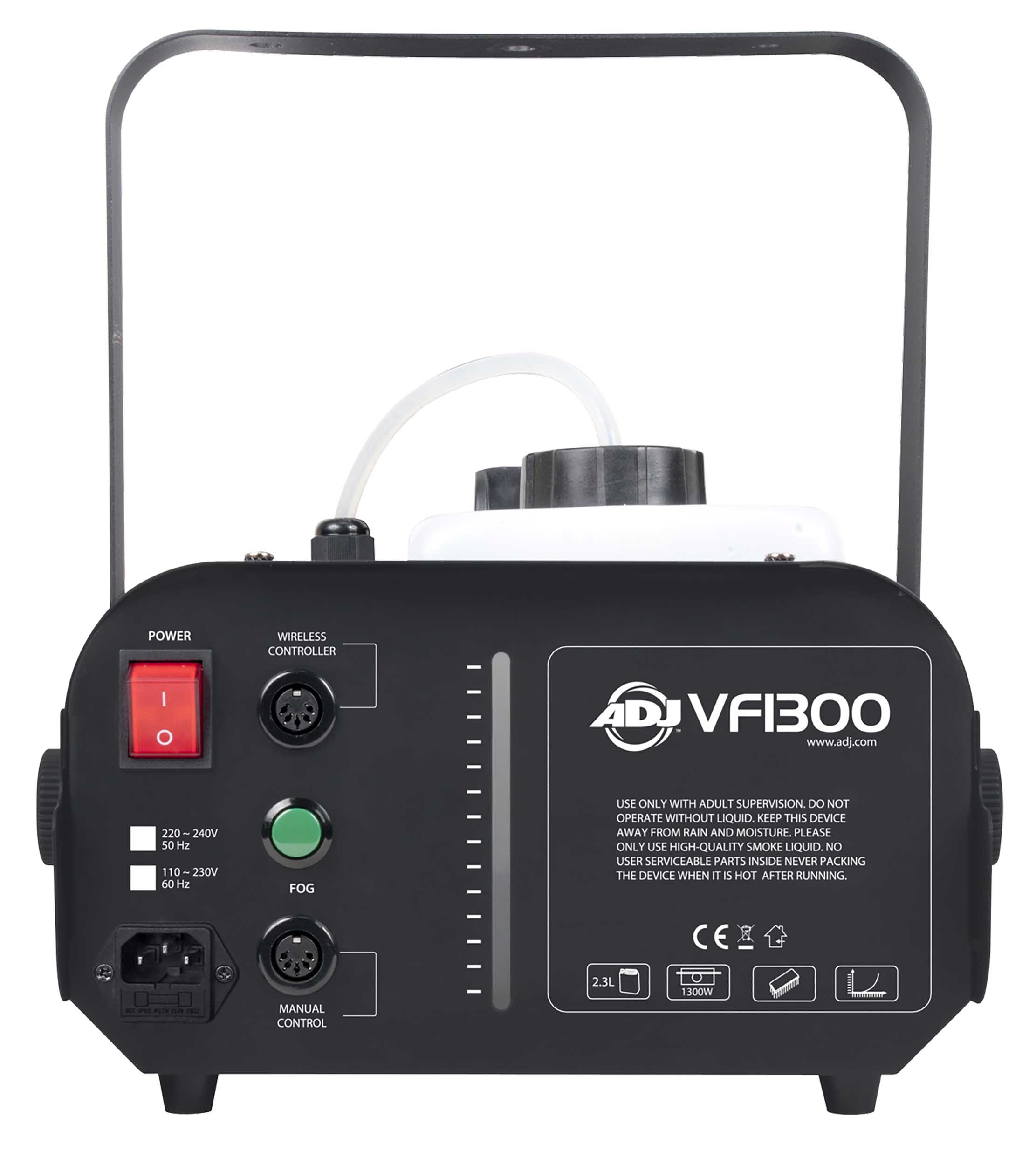 ADJ VF1300-ADJ, Compact Fogger with Wired Digital Communication Network - 1300W by ADJ
