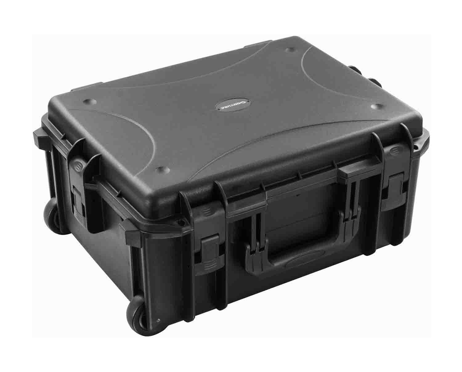Odyssey VU191408HW Bottom Interior with Pluck Foams Injection-Molded Trolley Utility Case - 19.25″ x 14.25″ x 6.75″ - Hollywood DJ
