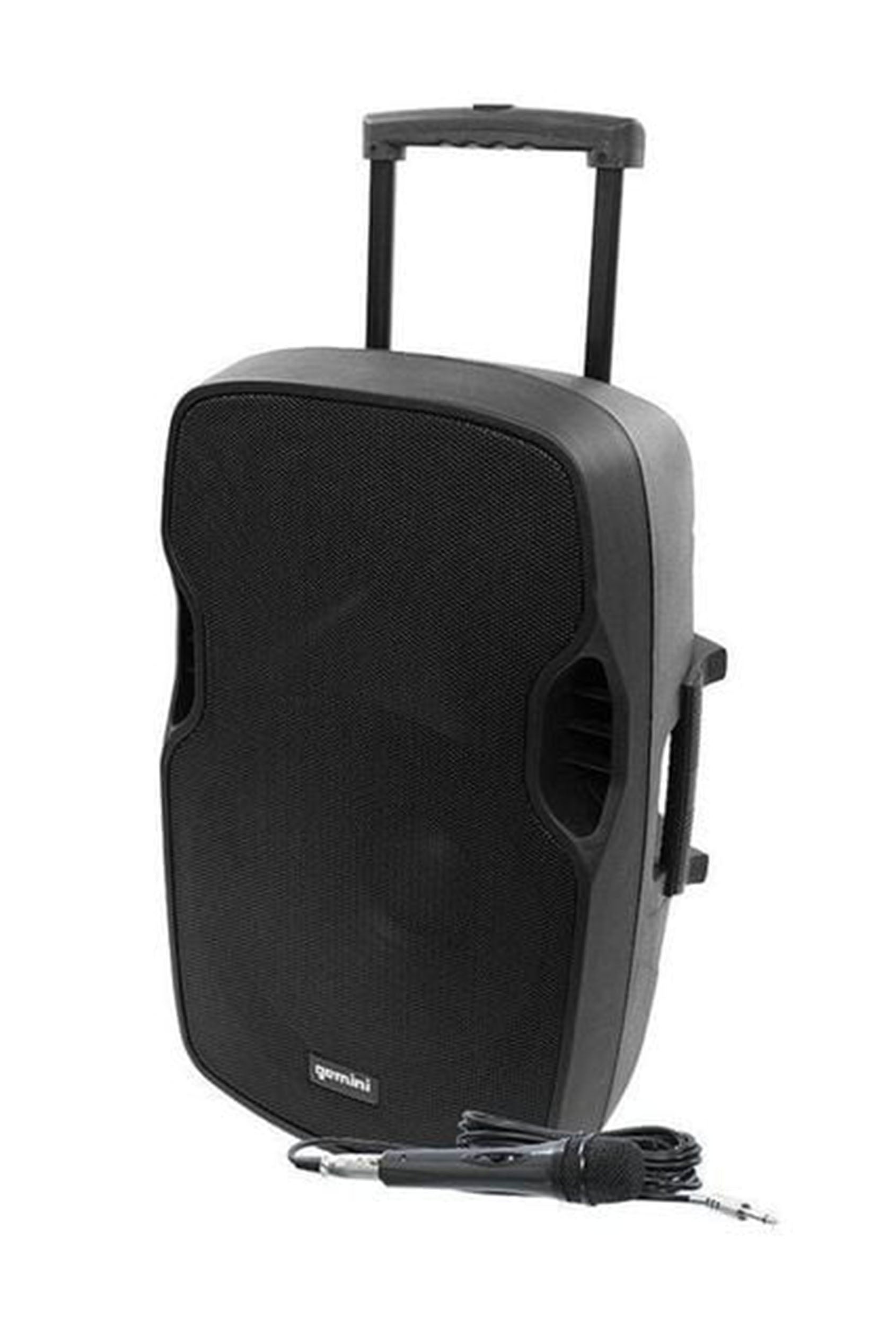 Gemini Sound AS-15TOGO, 15-Inch Portable Wireless Bluetooth PA Loudspeaker - Hollywood DJ