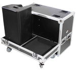 ProX X-QSCK12, ATA Style Flight Case for 2x QSC K12 or K12.2 Speakers - Hollywood DJ