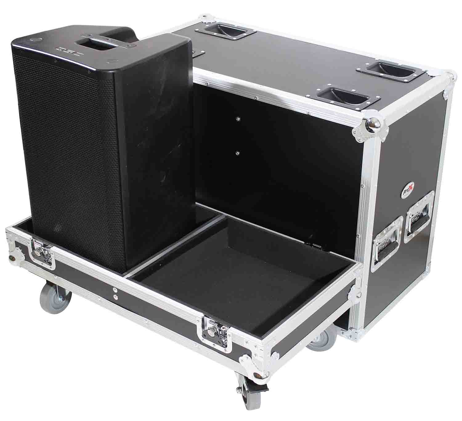 ProX X-QSCK12, ATA Style Flight Case for 2x QSC K12 or K12.2 Speakers - Hollywood DJ