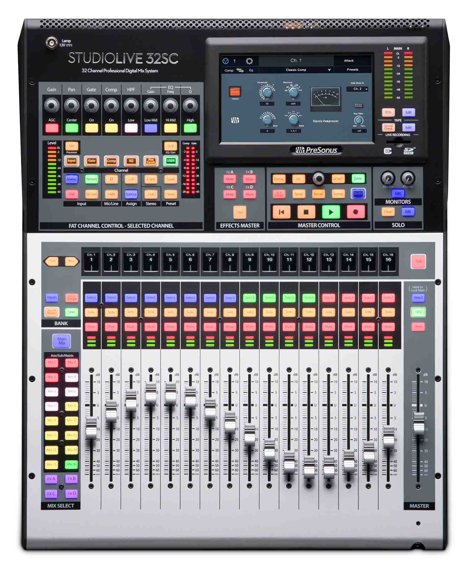 PreSonus STUDIOLIVE 32SC, 32-channel Digital Mixer and USB Audio Interface - Hollywood DJ