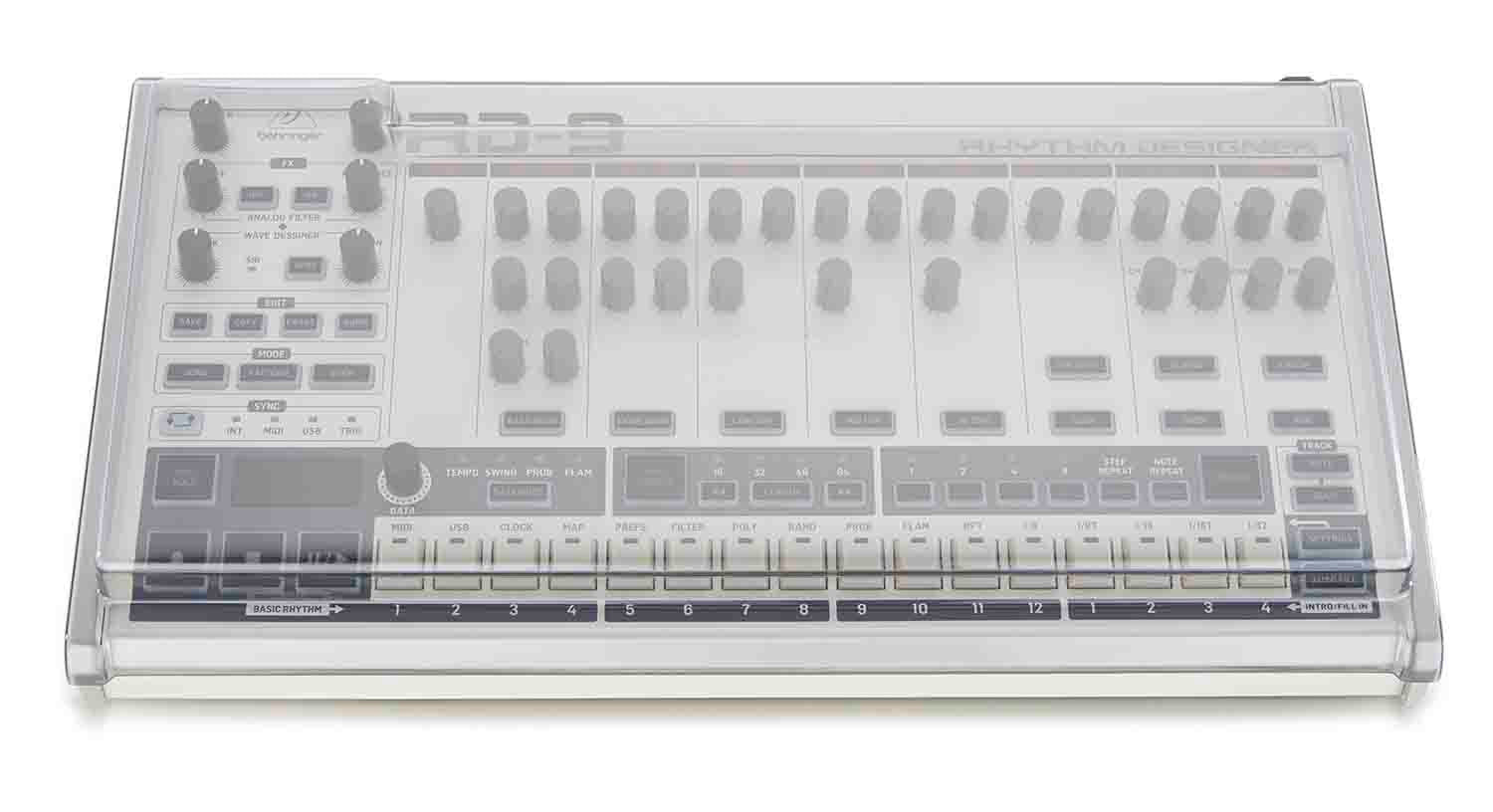 Decksaver DS-PC-RD9 Cover for Behringer RD-9 Drum Machine - Hollywood DJ