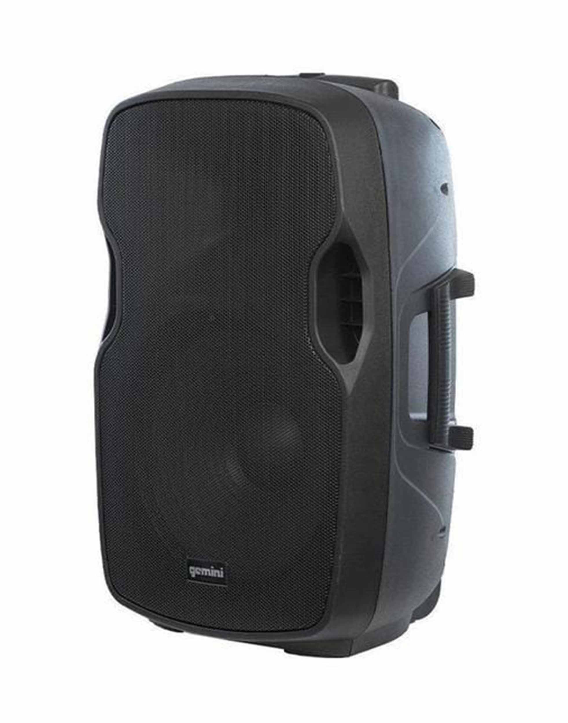 Gemini Sound AS-15TOGO, 15-Inch Portable Wireless Bluetooth PA Loudspeaker - Hollywood DJ