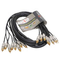 ProX XC-8RCA10 8-Channel RCA to RCA Cable - 10 FT - Hollywood DJ