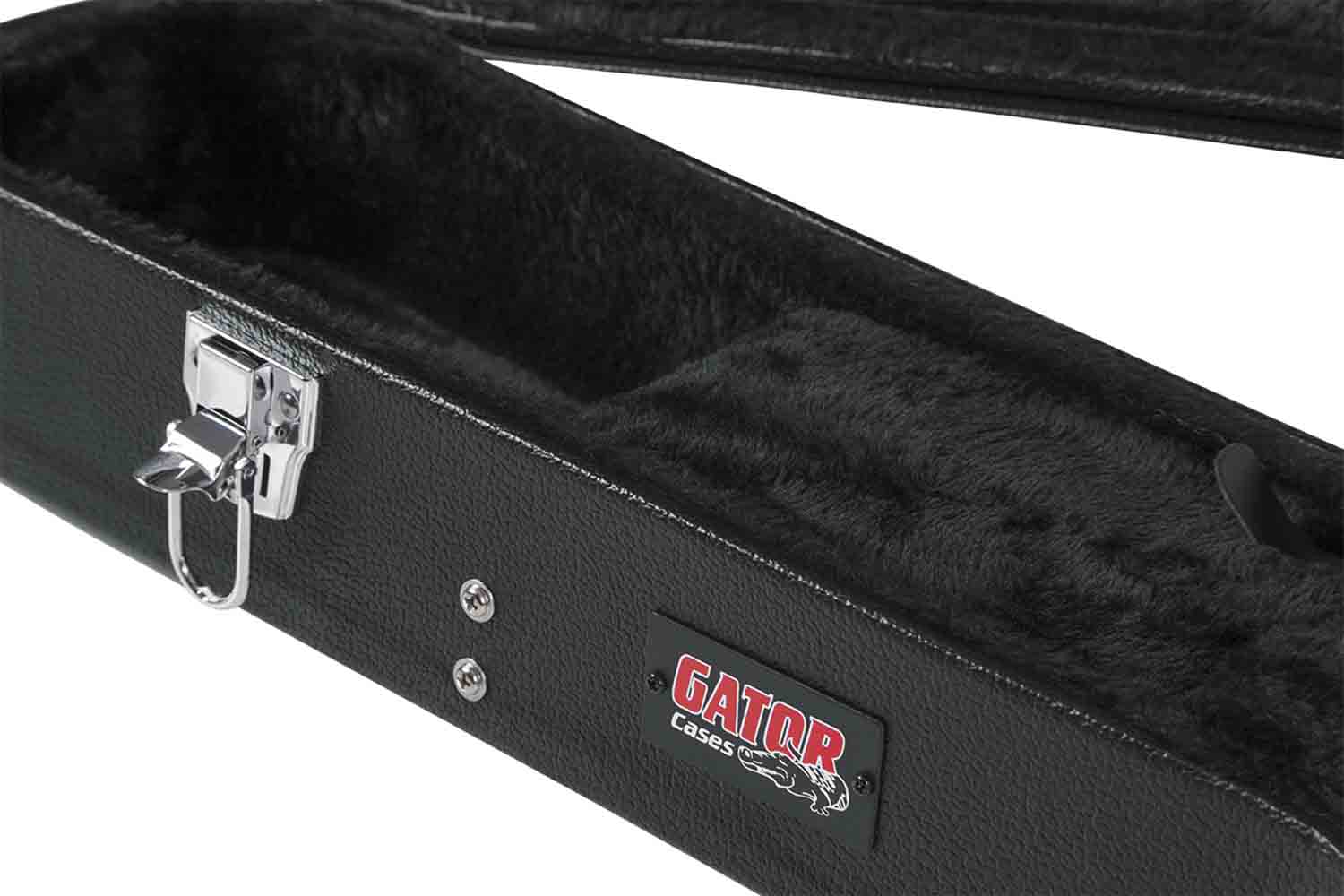 Gator Cases GWE-LPS-BLK Hard-Shell Wood Case for Single-Cutaway Guitars - Hollywood DJ