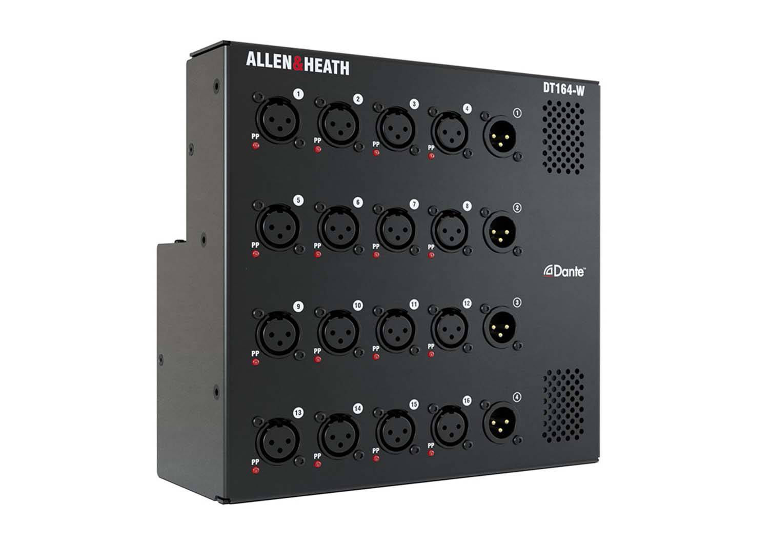 Allen & Heath DT164-W 16x4 Wallmount Dante Audio Expander - 96kHz Dante - Hollywood DJ
