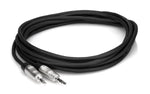 Hosa HMM-0, 3.5mm TRS to 3.5mm TRS Pro Stereo Interconnect Cable - 3 ft, 5 ft, 10 ft, 15 ft - Hollywood DJ
