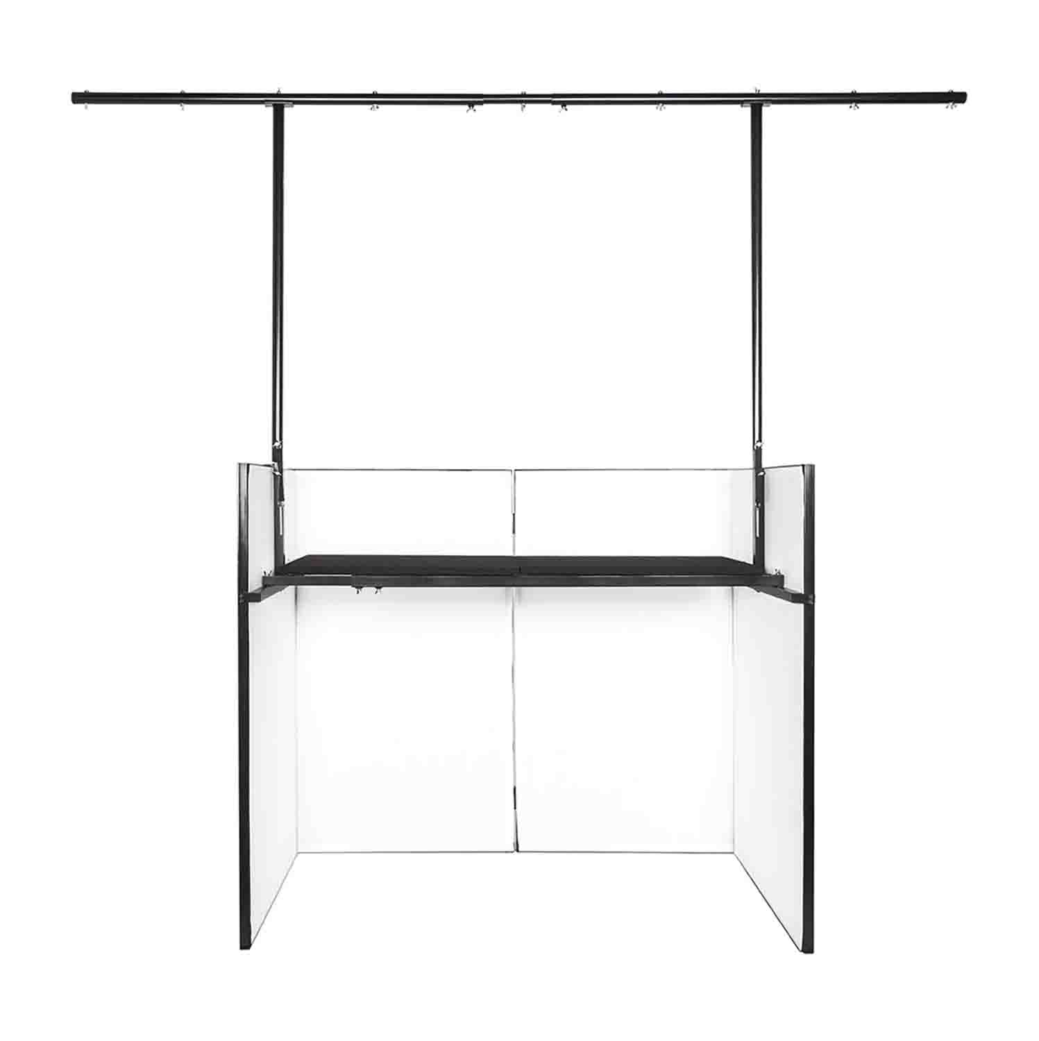 Headliner HL30041 Ventura Portable DJ Booth and Lighting Bar System - Hollywood DJ