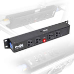 ProX X-PWEX4 BOX Power Center for Indoor Power Connector Compatible to 4X Edison Power Outlet - Hollywood DJ