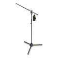 Gravity GMS4321B Microphone Stand With Folding Tripod Base and 2-Point Adjustment Boom - Hollywood DJ