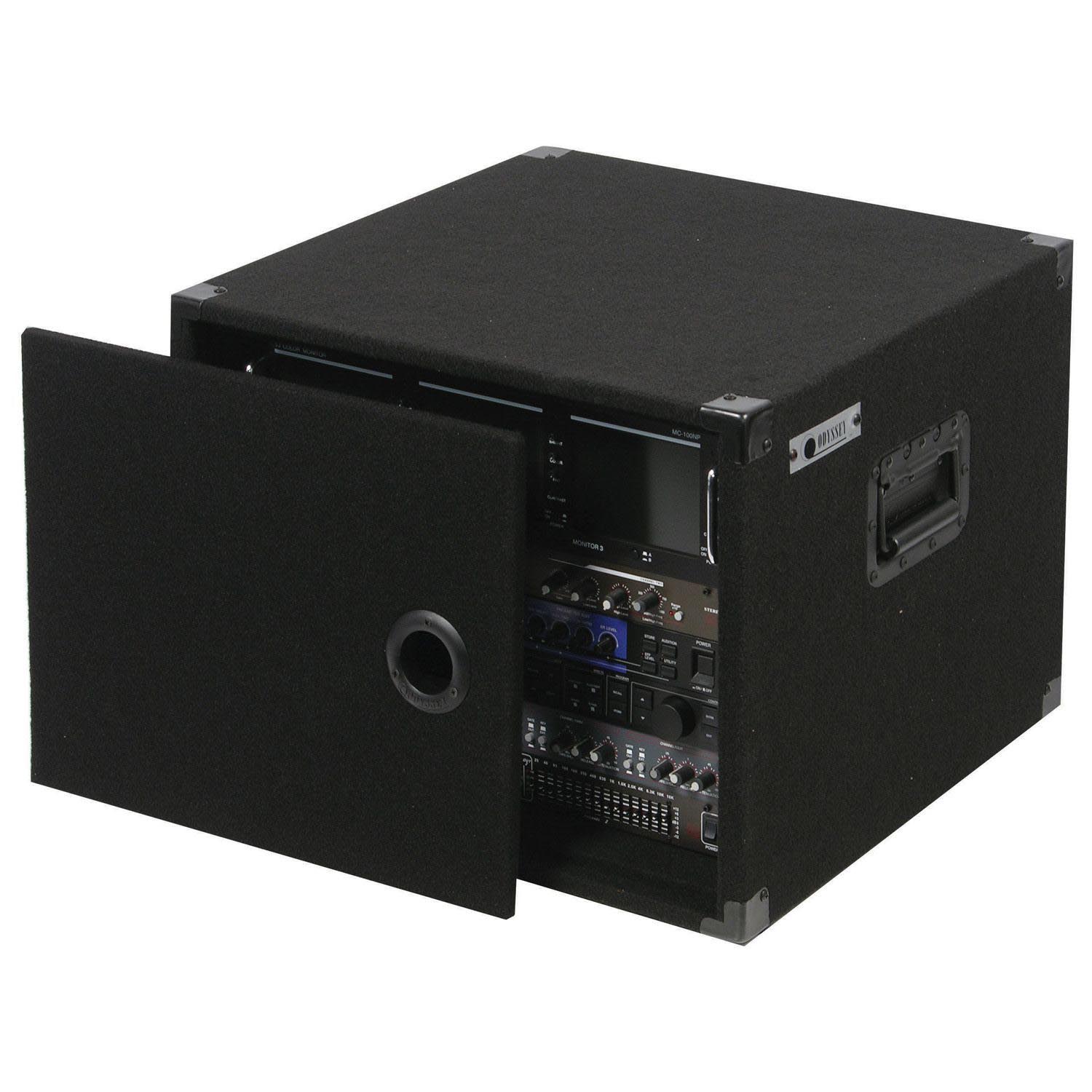 Open Box: Odyssey CRE10,10U Carpet Amp Rack Case - Hollywood DJ