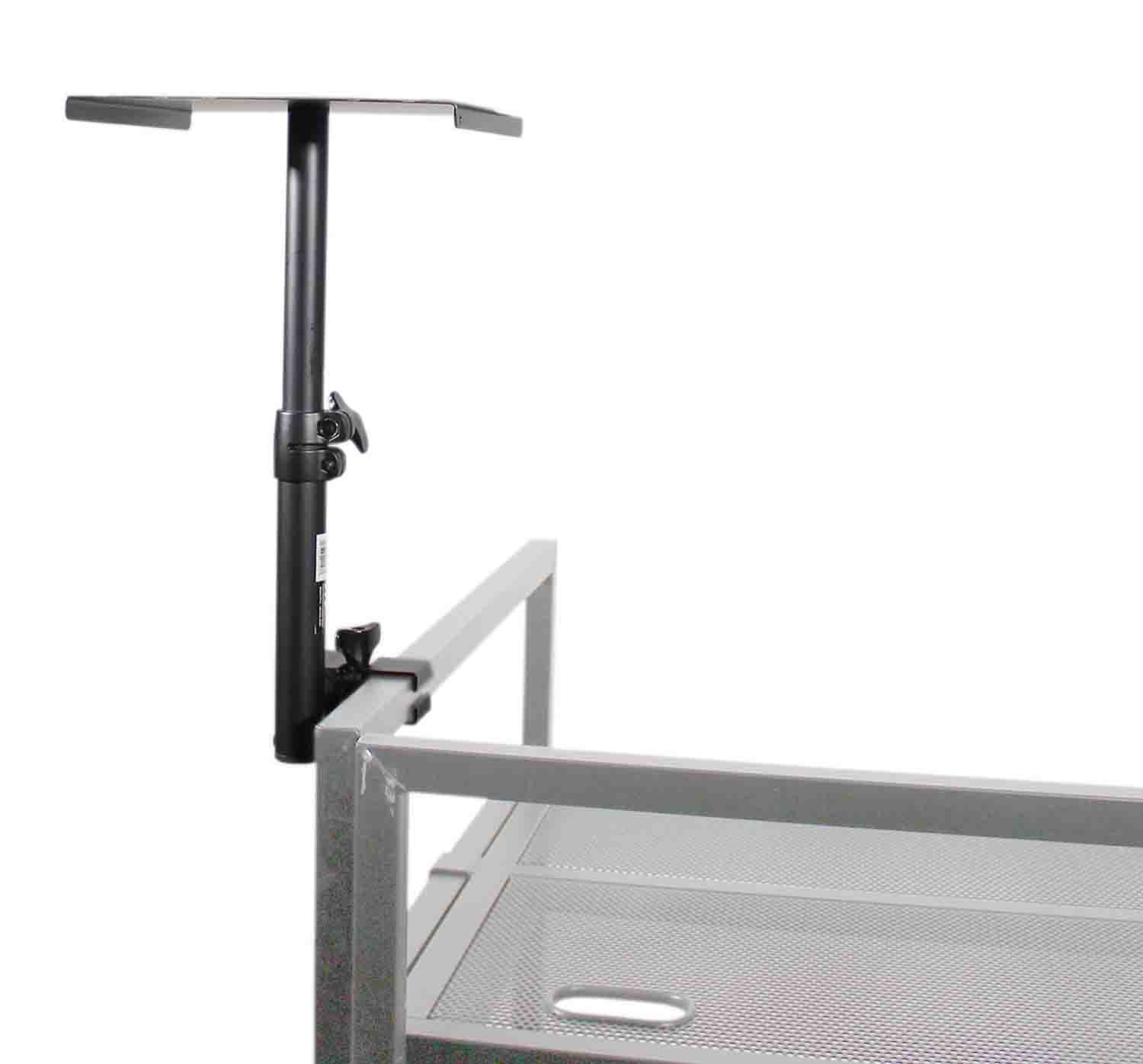 ProX XF-MSTAND Universal Studio Monitor Speaker Tray and Lighting Stand for DJ Facade - Hollywood DJ