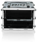 Gator Cases GRR-6L Rolling Molded 6U Rack Case - Hollywood DJ