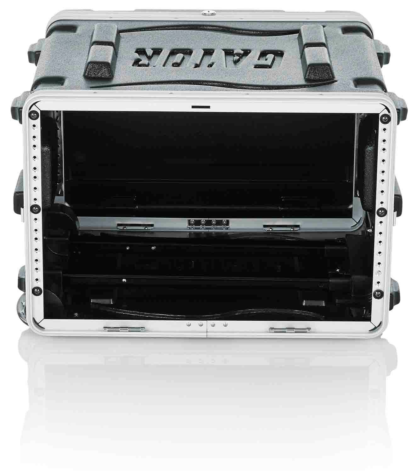 Gator Cases GRR-6L Rolling Molded 6U Rack Case - Hollywood DJ