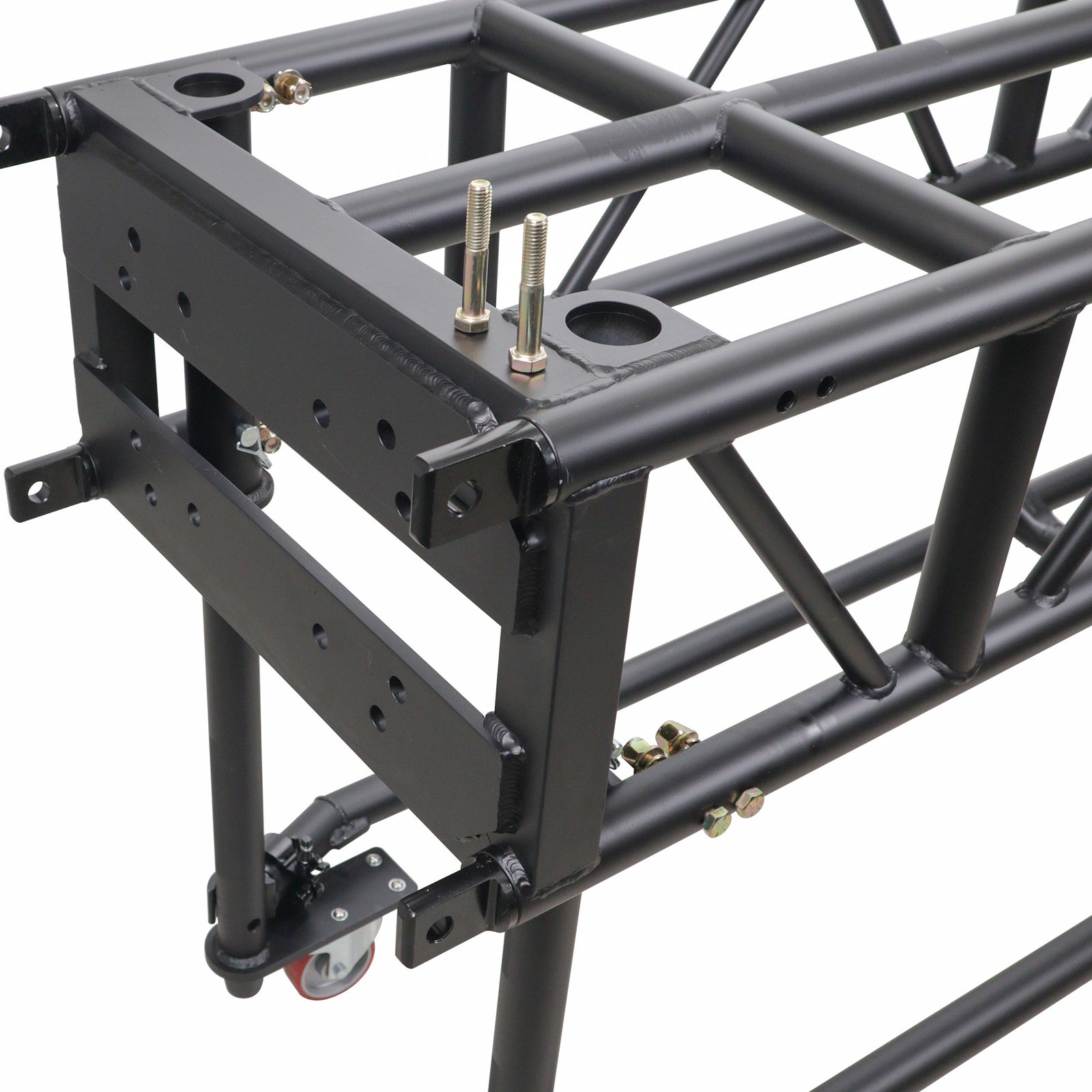 ProX XT-PRERIG10FTBLK, 10' FT Pre-Rig Truss Segment with Removable Rolling Base System - Black ProX Cases