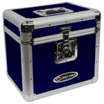 Odyssey KLP2BLU, KROM Series Blue Stackable Record / Utility Case for 70 12in Vinyl Records And LPs by Odyssey