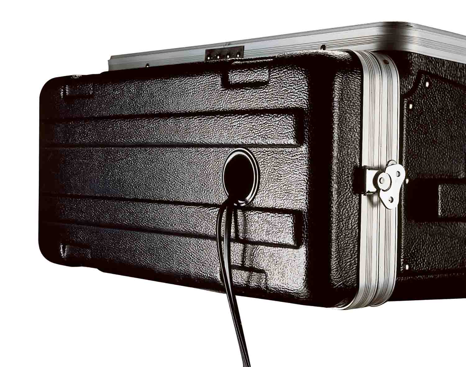 Gator Cases GRC-8X2, 8U Top and 2U Side ATA Molded PE Slant Top Console Rack - Hollywood DJ