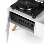 Glorious Turntable Lowboard - White - Hollywood DJ