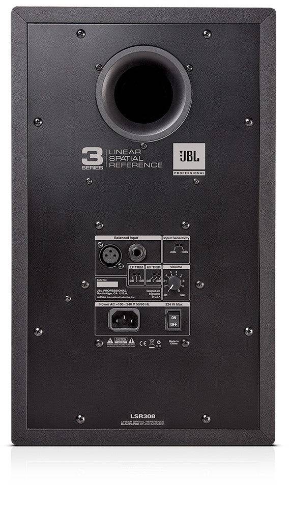 JBl LSR308 2-Way Powered Studio Monitor - 8 inch - Hollywood DJ