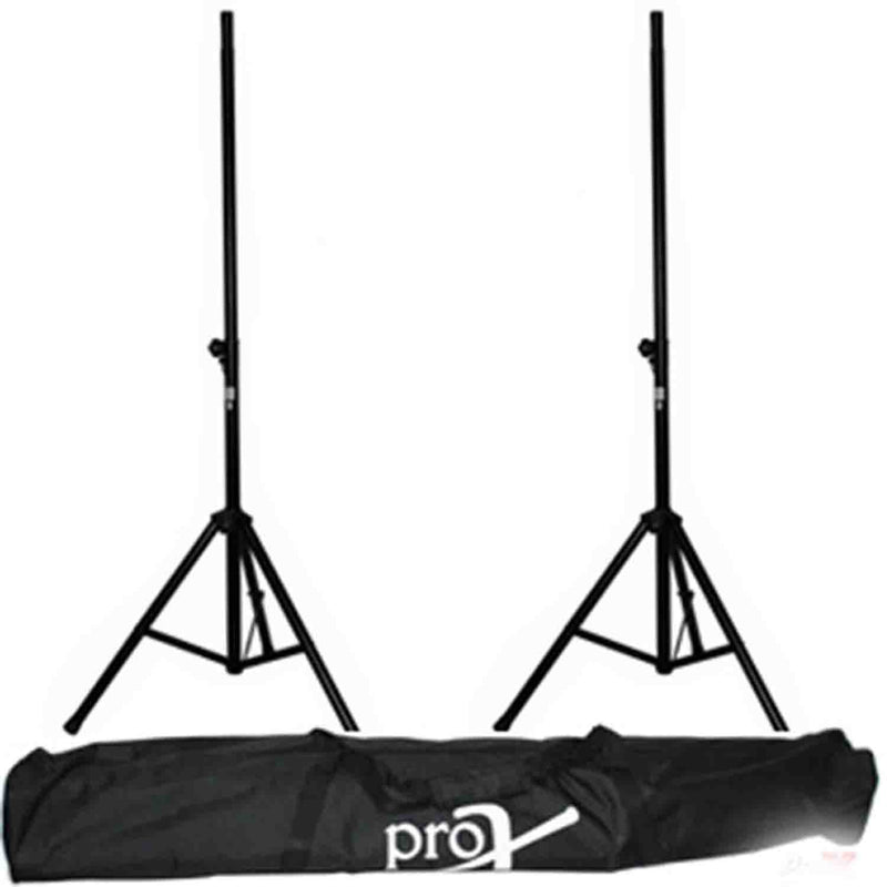 ProX T-SS26P 8' (96") All Metal Speaker Stand Set of 2 with Carrying Case - Hollywood DJ