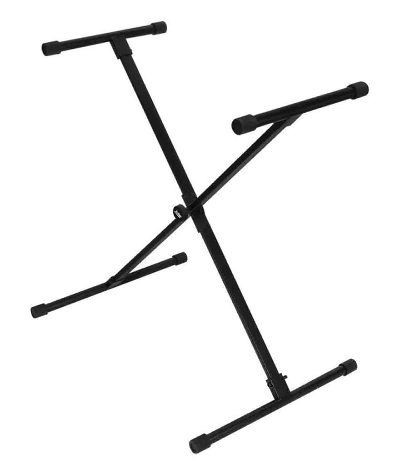Onstage KS8190X Single-X Bullet Nose Keyboard Stand with Lok-Tight Construction - Hollywood DJ