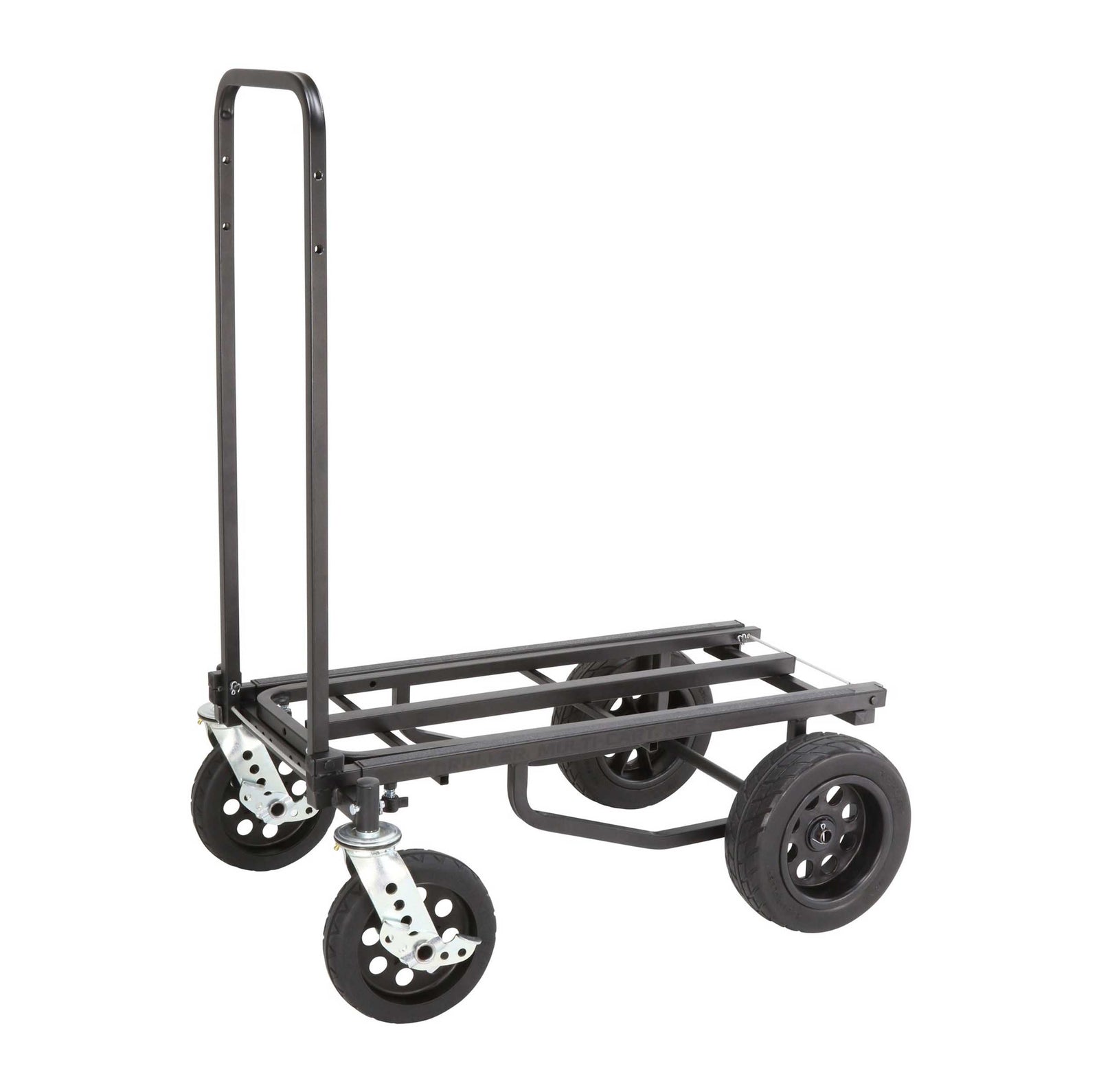 Rock N Roller R12STEALTH 8-in-1 Folding Multi-Cart/Hand Truck/Platform Cart - Hollywood DJ