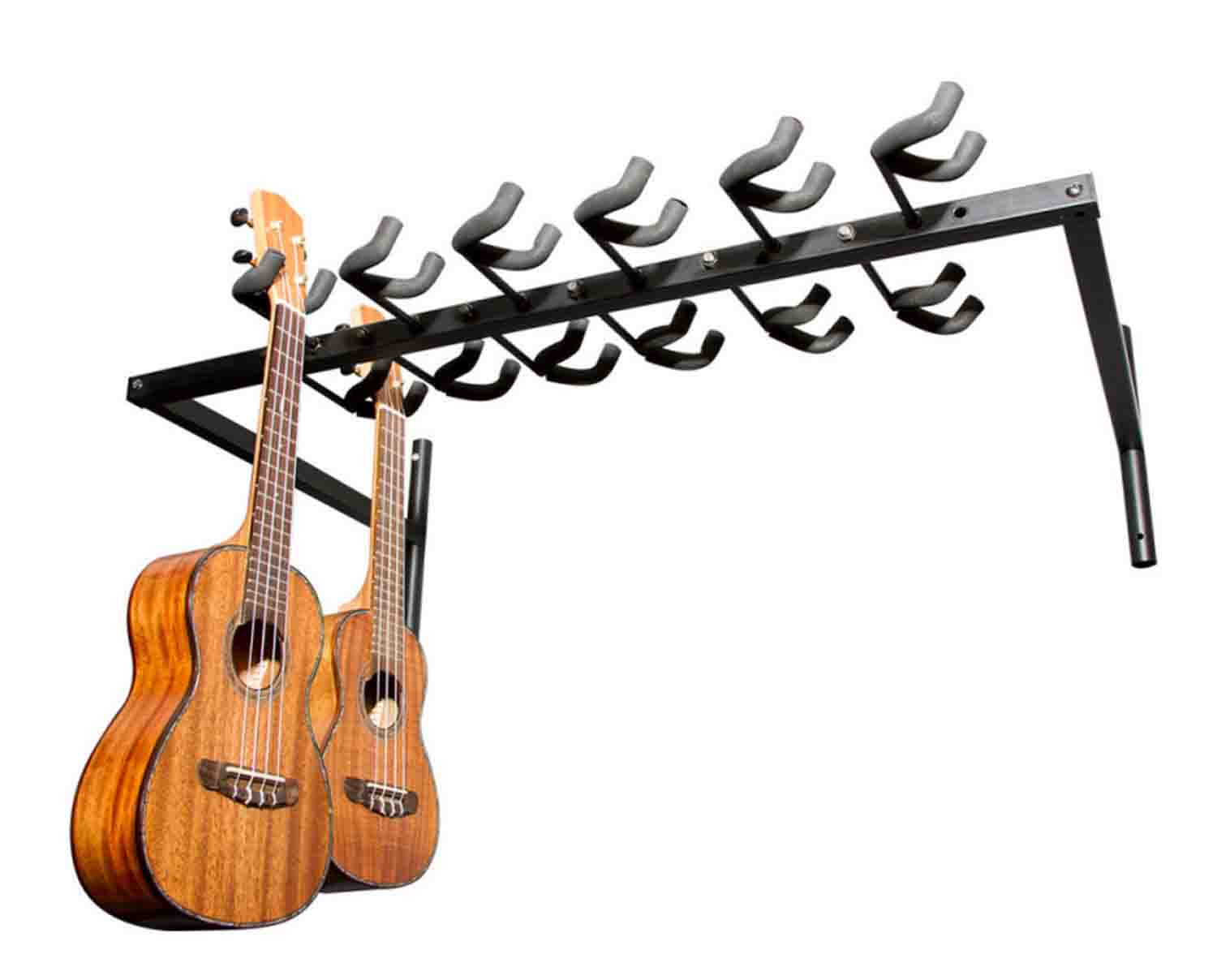 Onstage GS5012, 12-Space Ukulele Rack - Hollywood DJ