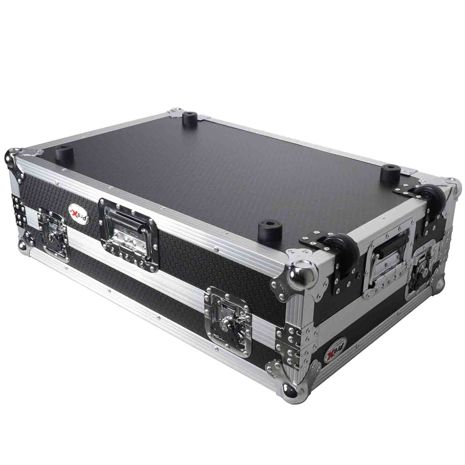 ProX XS-RANEONE WLT DJ Flight Case for RANE ONE DJ Controller with Sliding Laptop Shelf, 1U Rack, and Wheels - Hollywood DJ